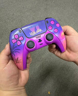 Vice City Sunset Custom Shell Kit for PS5 Controller
